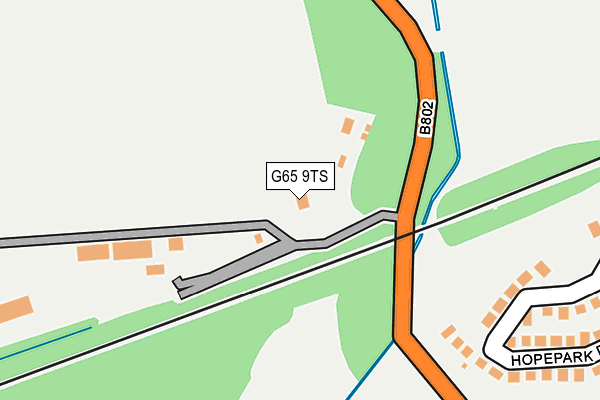 G65 9TS map - OS OpenMap – Local (Ordnance Survey)