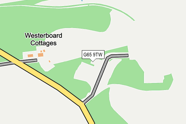 G65 9TW map - OS OpenMap – Local (Ordnance Survey)