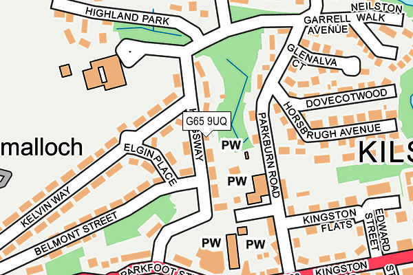 G65 9UQ map - OS OpenMap – Local (Ordnance Survey)