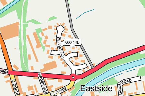 G66 1RD map - OS OpenMap – Local (Ordnance Survey)