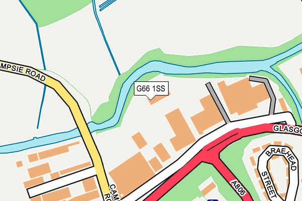 G66 1SS map - OS OpenMap – Local (Ordnance Survey)