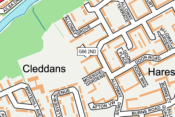 G66 2ND map - OS OpenMap – Local (Ordnance Survey)