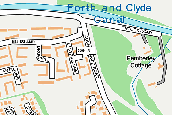 G66 2UT map - OS OpenMap – Local (Ordnance Survey)