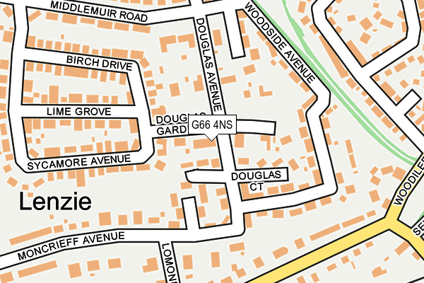 G66 4NS map - OS OpenMap – Local (Ordnance Survey)