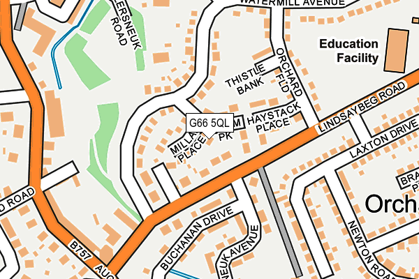 G66 5QL map - OS OpenMap – Local (Ordnance Survey)