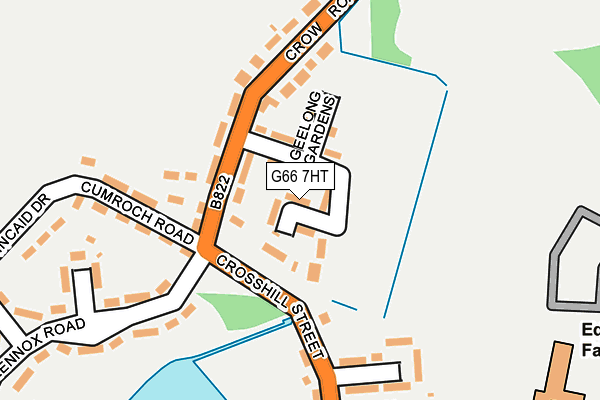 G66 7HT map - OS OpenMap – Local (Ordnance Survey)
