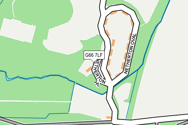 G66 7LF map - OS OpenMap – Local (Ordnance Survey)