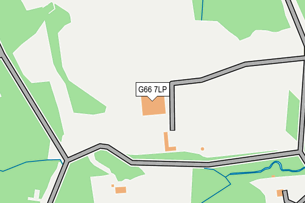 G66 7LP map - OS OpenMap – Local (Ordnance Survey)