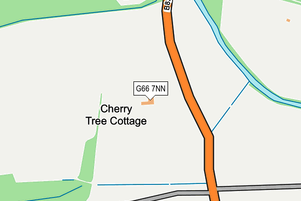 G66 7NN map - OS OpenMap – Local (Ordnance Survey)