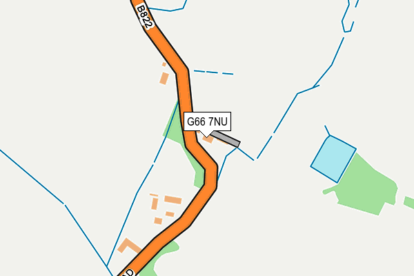 G66 7NU map - OS OpenMap – Local (Ordnance Survey)