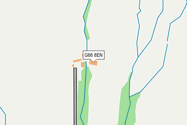 G66 8EN map - OS OpenMap – Local (Ordnance Survey)