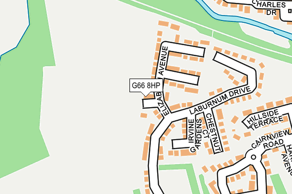 G66 8HP map - OS OpenMap – Local (Ordnance Survey)