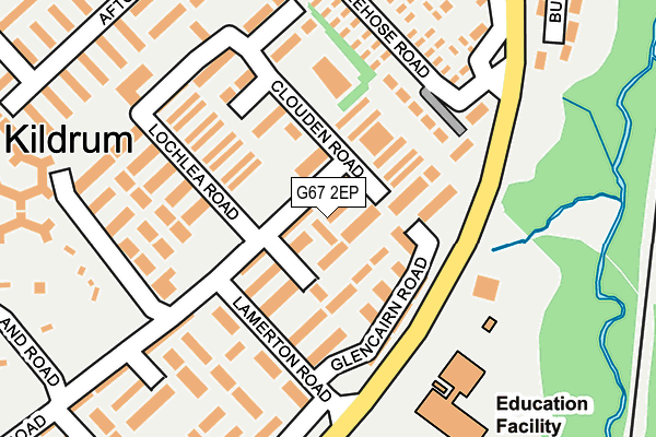 G67 2EP map - OS OpenMap – Local (Ordnance Survey)
