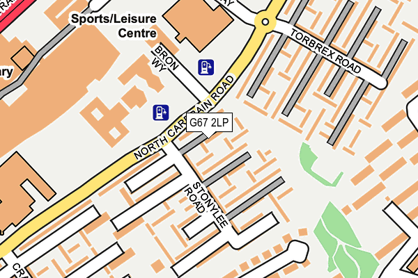 G67 2LP map - OS OpenMap – Local (Ordnance Survey)