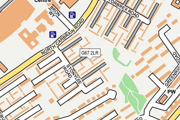 G67 2LR map - OS OpenMap – Local (Ordnance Survey)