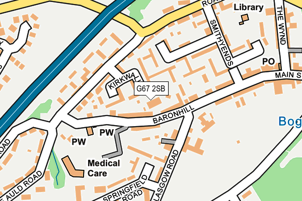 G67 2SB map - OS OpenMap – Local (Ordnance Survey)