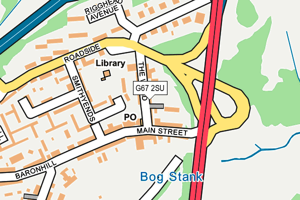 G67 2SU map - OS OpenMap – Local (Ordnance Survey)