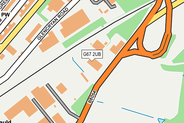 G67 2UB map - OS OpenMap – Local (Ordnance Survey)