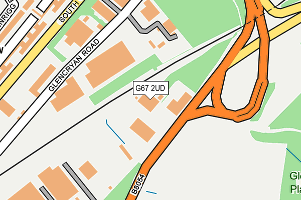 G67 2UD map - OS OpenMap – Local (Ordnance Survey)