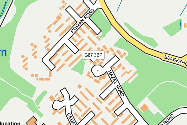 G67 3BP map - OS OpenMap – Local (Ordnance Survey)