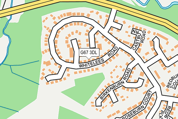 G67 3DL map - OS OpenMap – Local (Ordnance Survey)