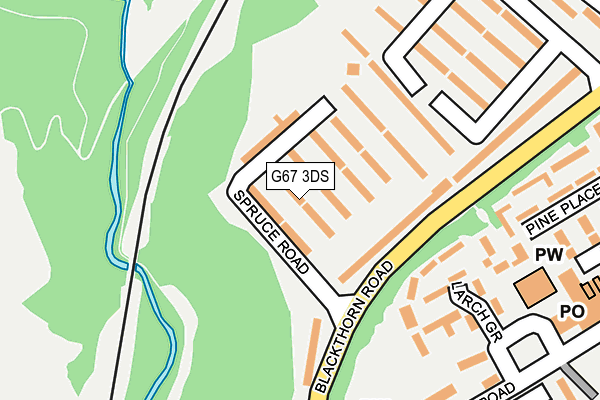 G67 3DS map - OS OpenMap – Local (Ordnance Survey)