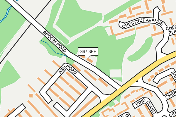 G67 3EE map - OS OpenMap – Local (Ordnance Survey)