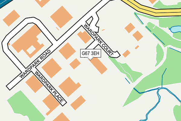 G67 3EH map - OS OpenMap – Local (Ordnance Survey)
