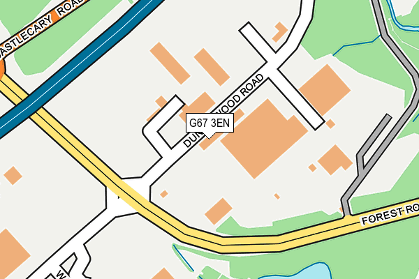 G67 3EN map - OS OpenMap – Local (Ordnance Survey)