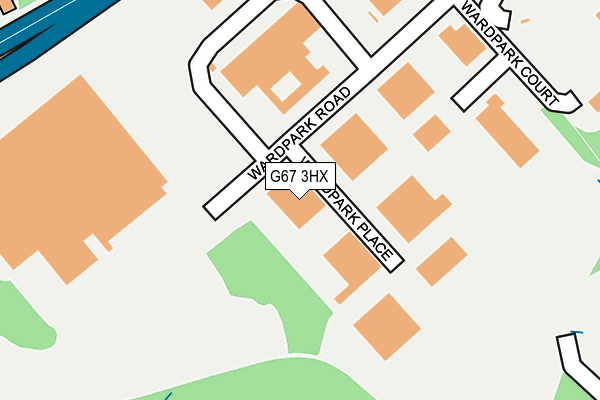 G67 3HX map - OS OpenMap – Local (Ordnance Survey)