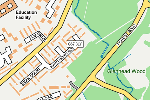 G67 3LY map - OS OpenMap – Local (Ordnance Survey)