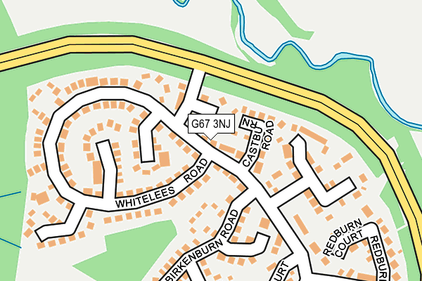 G67 3NJ map - OS OpenMap – Local (Ordnance Survey)
