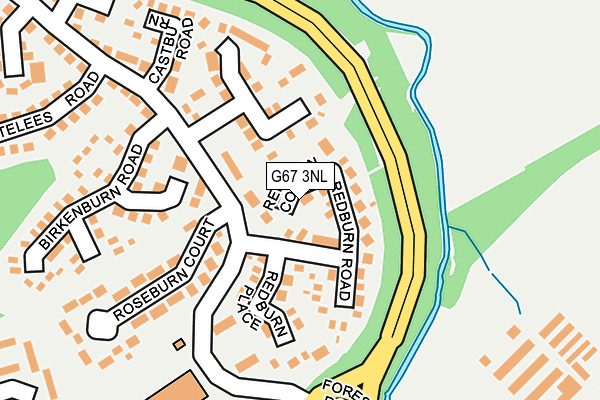 G67 3NL map - OS OpenMap – Local (Ordnance Survey)