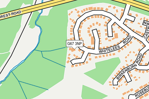 G67 3NP map - OS OpenMap – Local (Ordnance Survey)