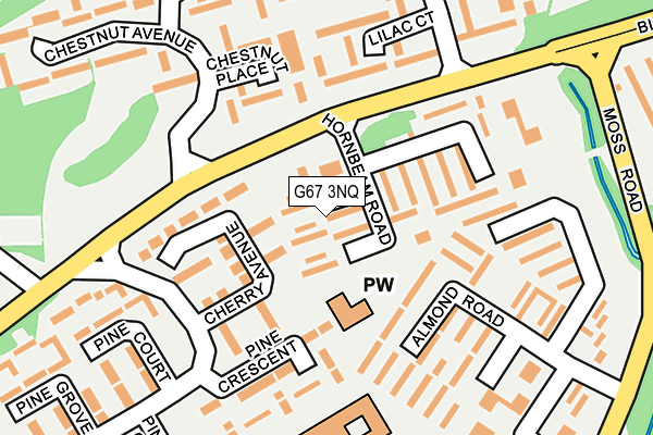 G67 3NQ map - OS OpenMap – Local (Ordnance Survey)