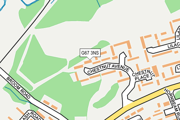 G67 3NS map - OS OpenMap – Local (Ordnance Survey)