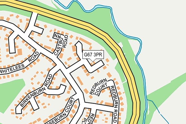G67 3PR map - OS OpenMap – Local (Ordnance Survey)