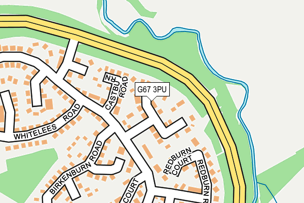 G67 3PU map - OS OpenMap – Local (Ordnance Survey)