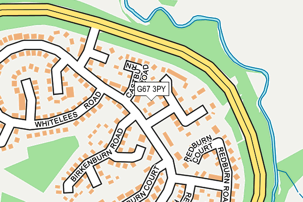 G67 3PY map - OS OpenMap – Local (Ordnance Survey)