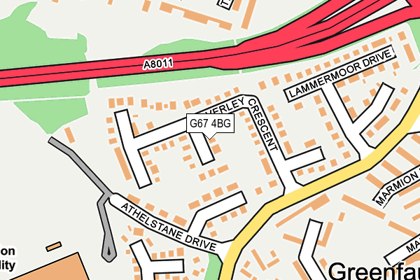 G67 4BG map - OS OpenMap – Local (Ordnance Survey)