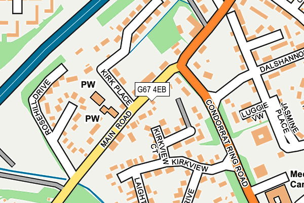 G67 4EB map - OS OpenMap – Local (Ordnance Survey)