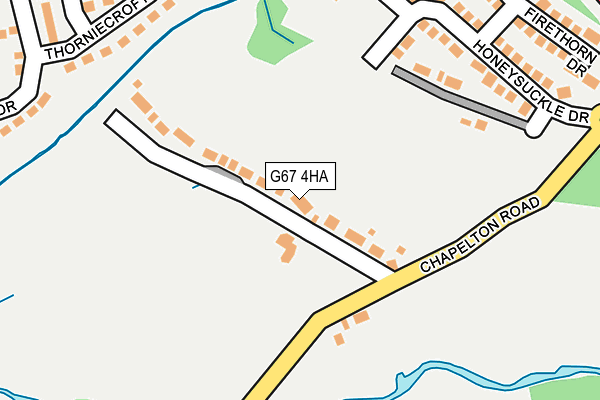 G67 4HA map - OS OpenMap – Local (Ordnance Survey)