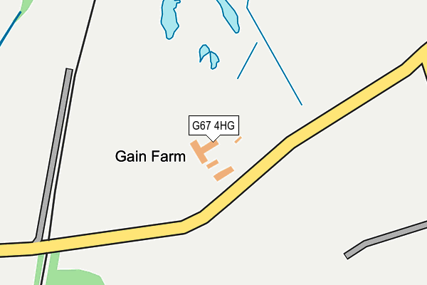 G67 4HG map - OS OpenMap – Local (Ordnance Survey)