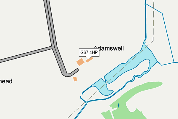 G67 4HP map - OS OpenMap – Local (Ordnance Survey)