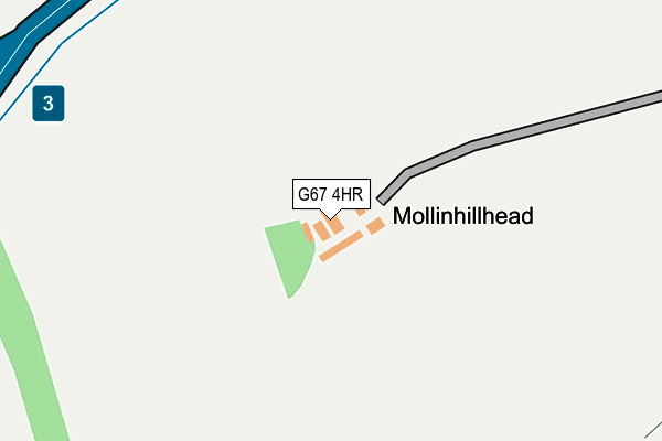 G67 4HR map - OS OpenMap – Local (Ordnance Survey)