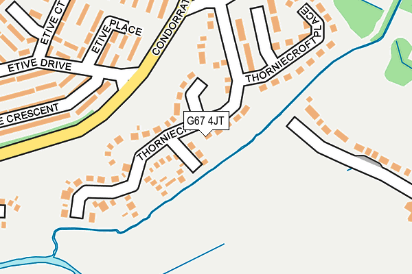 G67 4JT map - OS OpenMap – Local (Ordnance Survey)