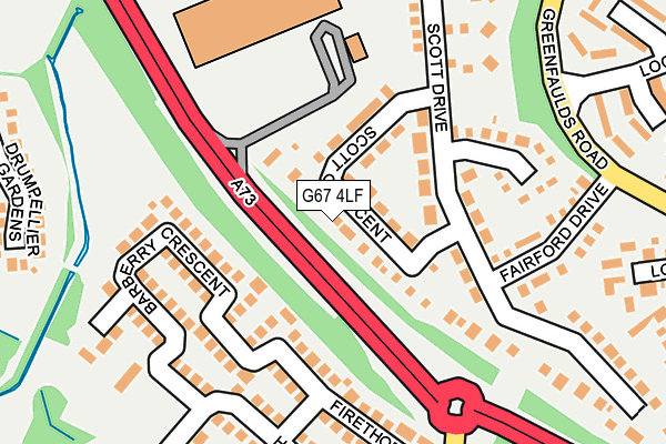 G67 4LF map - OS OpenMap – Local (Ordnance Survey)