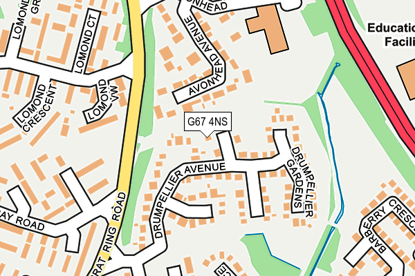 G67 4NS map - OS OpenMap – Local (Ordnance Survey)