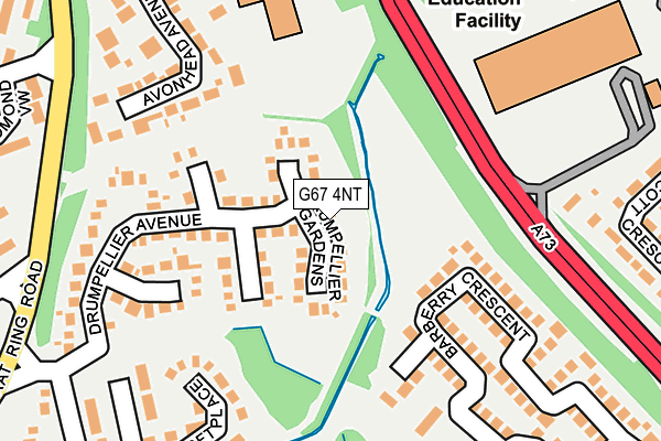 G67 4NT map - OS OpenMap – Local (Ordnance Survey)