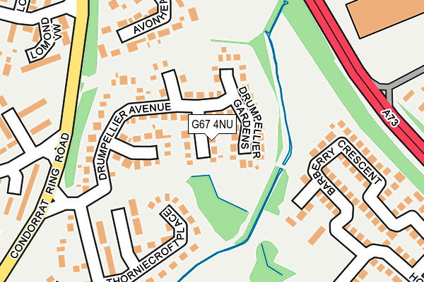 G67 4NU map - OS OpenMap – Local (Ordnance Survey)